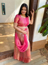 Jyothika saree inspired Banarasi Saree gown