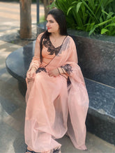 Salwar suit in powder peach