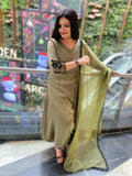 Salwar suit in Mehendi