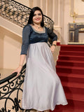 Black n grey Anarkali dress