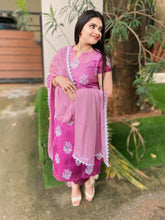 Ombre wine suit combo