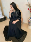 Velora Black Gown