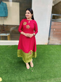 Rani Gulab Handwork Dress