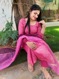 Dusty Pink Chinon Elegance Suit Set