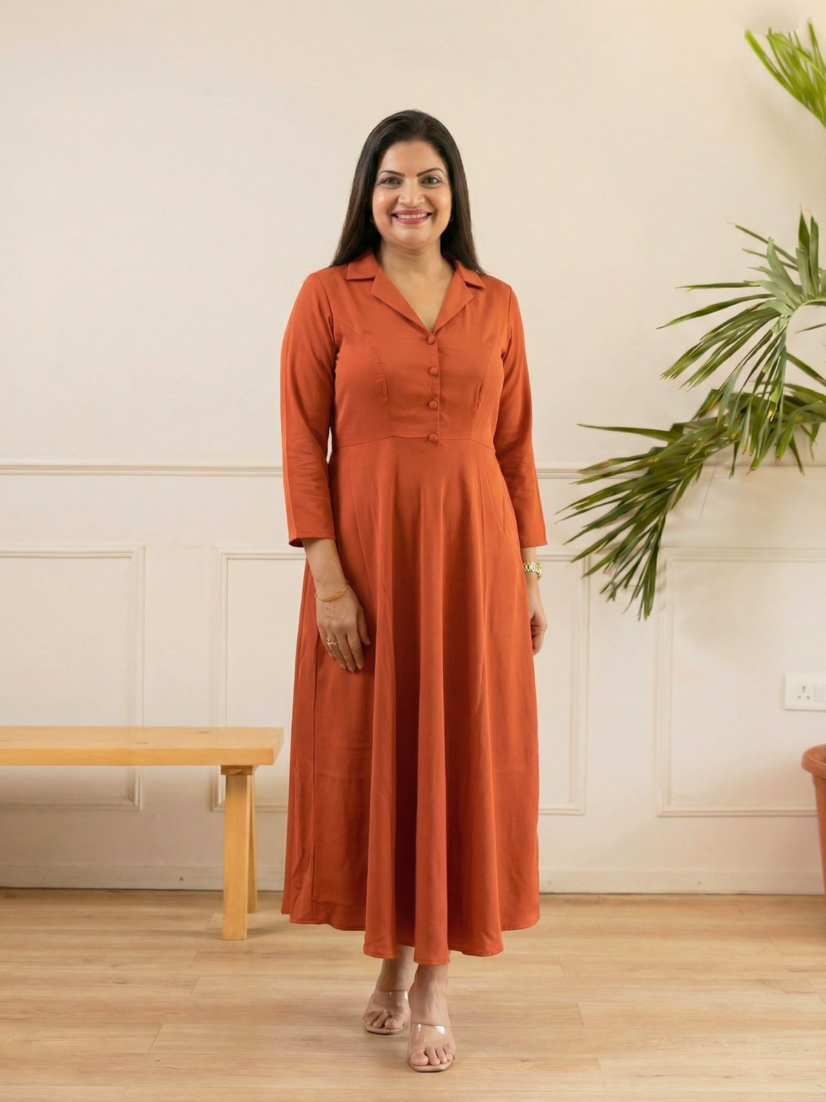 Rustica Charm A-Line Dress